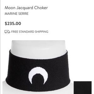 Marine Serre Moon Jacquard Choker